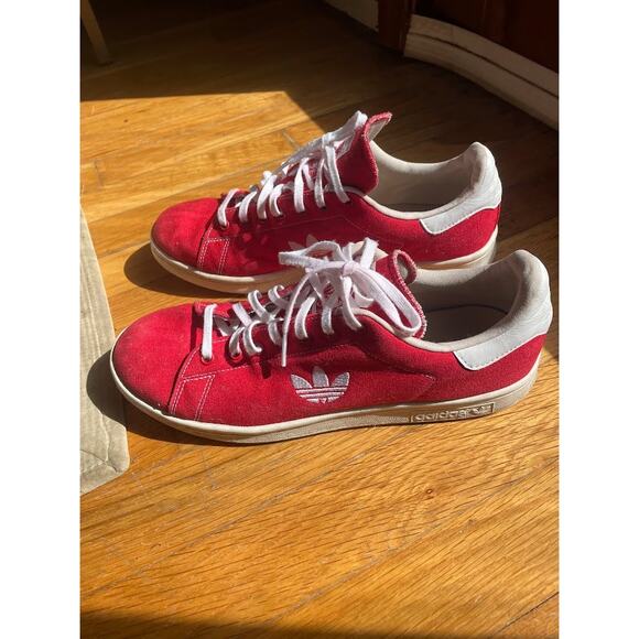 Adidas Mens Stan Smith Original Red Sneakers Size 9 US  B3789 Tennis Shoes main image 10